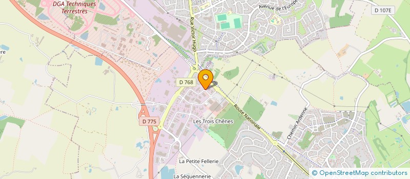 localisation de l'entreprise MOULES ET MODELES SA à AVRILLE