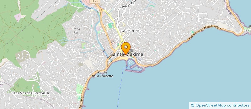 localisation de l'entreprise MOULES &FRITES à SAINTE-MAXIME
