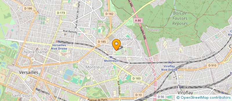 localisation de l'entreprise MOULEY DEMAINSSA à VERSAILLES