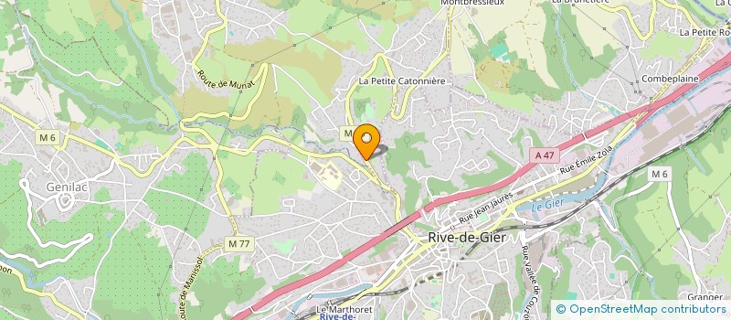 localisation de l'entreprise MOULEYRE IMMOBILIER  SAINT-MARTIN-LA-PLAINE