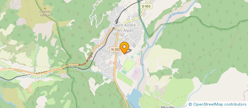 localisation de l'entreprise MOULFI à SAINT-ANDRE-LES-ALPES