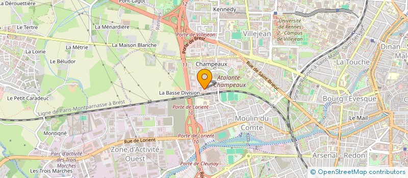 localisation de l'entreprise MOULIERE AVOXA  RENNES