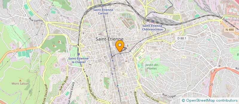 localisation de l'entreprise MOULIN  SAINT-ETIENNE