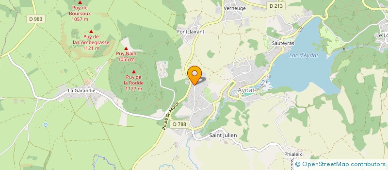 localisation de l'entreprise MOULIN  AYDAT