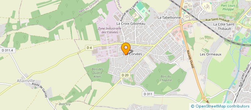 localisation de l'entreprise MOULIN à VERNOUILLET