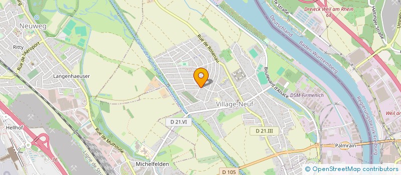 localisation de l'entreprise MOULIN  ROSENAU