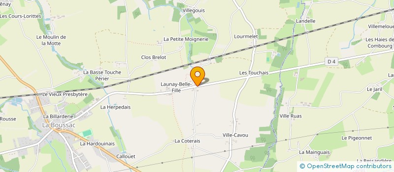 localisation de l'entreprise MOULIN  LA BOUSSAC