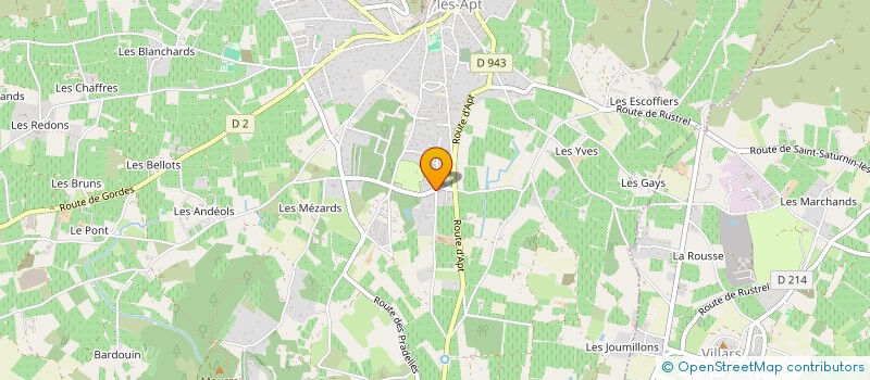 localisation de l'entreprise MOULIN A HUILE JULLIEN à SAINT-SATURNIN-LES-APT