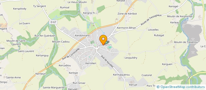 localisation de l'entreprise MOULIN A MER  GOMMENEC'H