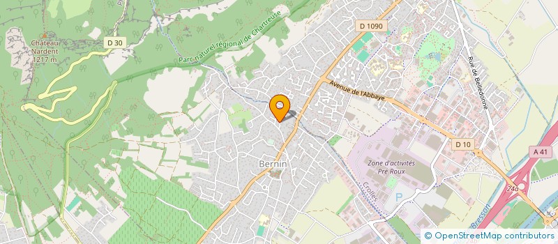 localisation de l'entreprise MOULIN AMLEC  BERNIN