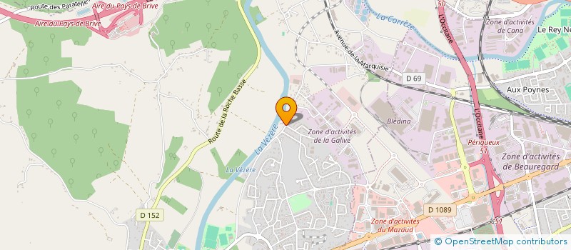 localisation de l'entreprise MOULIN BLEU  SAINT-PANTALEON-DE-LARCHE