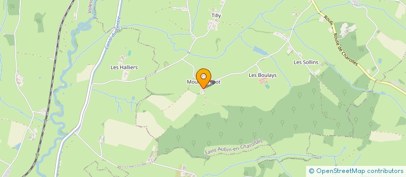 localisation de l'entreprise MOULIN CHIPOT  SAINT-AUBIN-EN-CHAROLLAIS