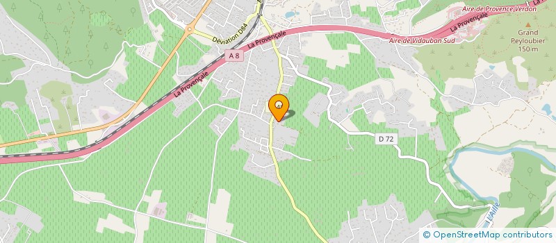 localisation de l'entreprise MOULIN CLIMATISATION  VIDAUBAN