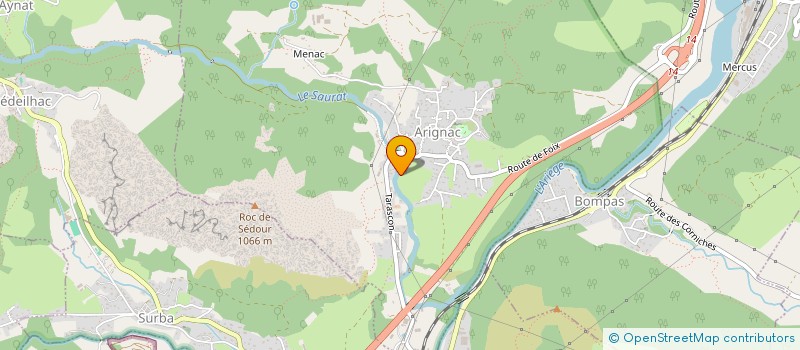localisation de l'entreprise MOULIN D'ARIGNAC à ARIGNAC