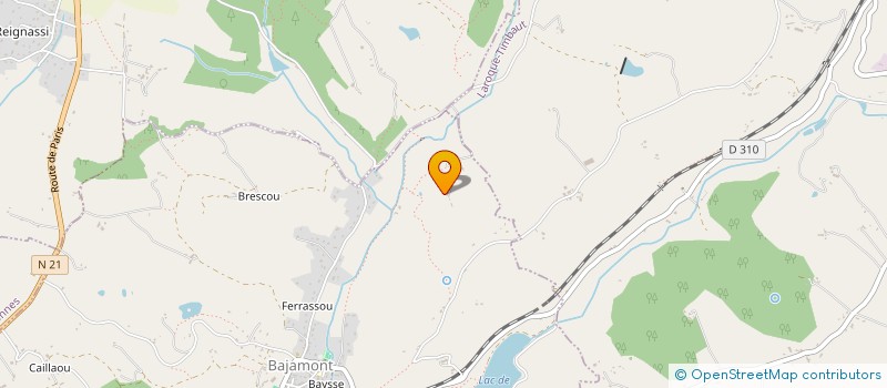 localisation de l'entreprise MOULIN DE BESSAT  PONT-DU-CASSE