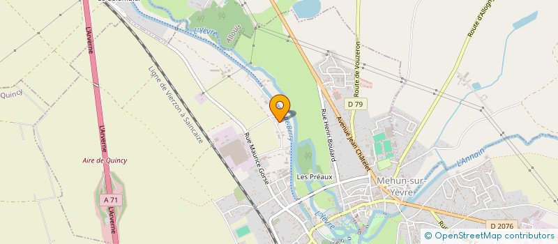 localisation de l'entreprise MOULIN DE CRECY  MEHUN-SUR-YEVRE