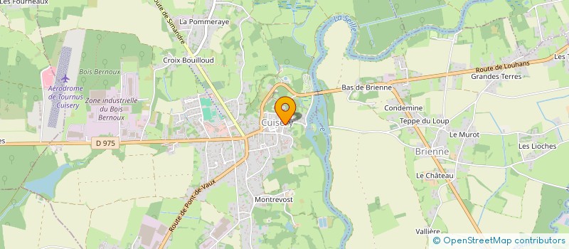 localisation de l'entreprise MOULIN DE CRUPIES  CUISERY