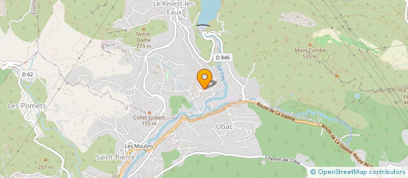 localisation de l'entreprise MOULIN DE DARDENNES  LE REVEST-LES-EAUX