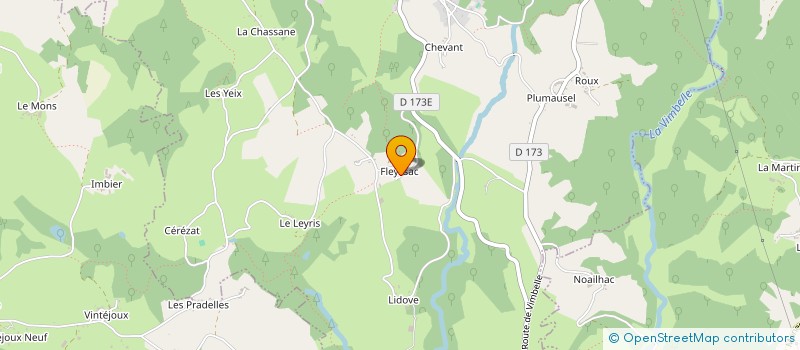 localisation de l'entreprise MOULIN DE FLEYSSAC  SAINT-SALVADOUR