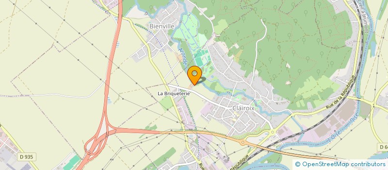 localisation de l'entreprise MOULIN DE FROISELLE  CLAIROIX