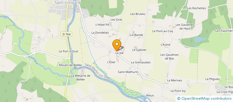 localisation de l'entreprise MOULIN DE GOURO  LA GACILLY