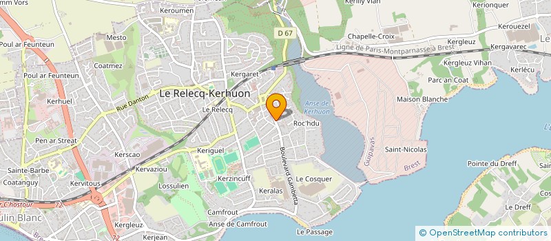 localisation de l'entreprise MOULIN DE KERLEAU  LE RELECQ-KERHUON