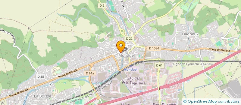 localisation de l'entreprise MOULIN DE L'ANGE MALISSARD PERE ET FILS  MONTLUEL