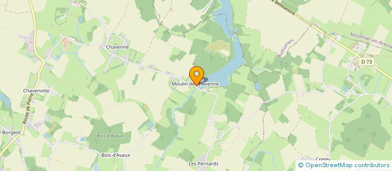 localisation de l'entreprise MOULIN DE L'ETANG DE CHAVENNE à LA CHAPELLE-SAINT-SAUVEUR
