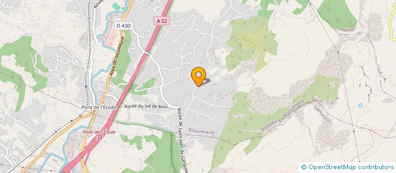 localisation de l'entreprise MOULIN DE LA CAUVINE à ROQUEVAIRE