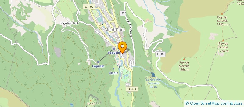 localisation de l'entreprise MOULIN DE LA COMPISSADE  SAINT-CHELY-D'APCHER