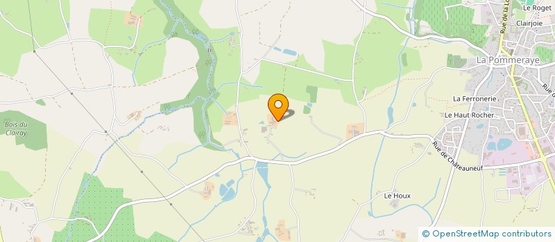 localisation de l'entreprise MOULIN DE LA FORTE MAISON  MAUGES-SUR-LOIRE