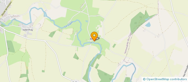 localisation de l'entreprise MOULIN DE LA PARENTHESE  SOMMIERES-DU-CLAIN