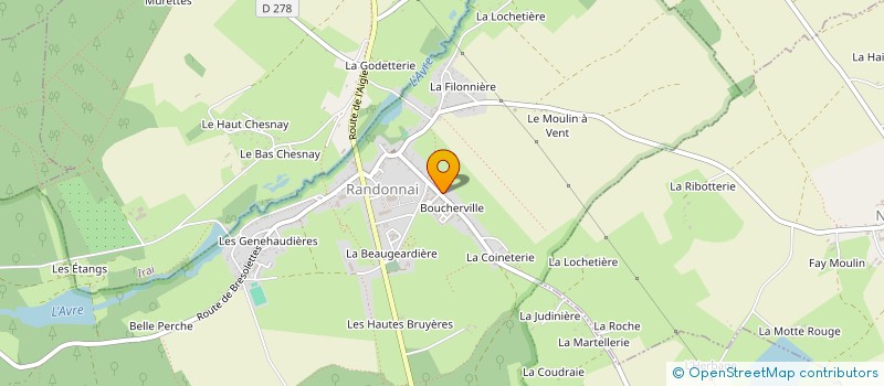localisation de l'entreprise MOULIN DE LA PELTRIE à TOUROUVRE AU PERCHE