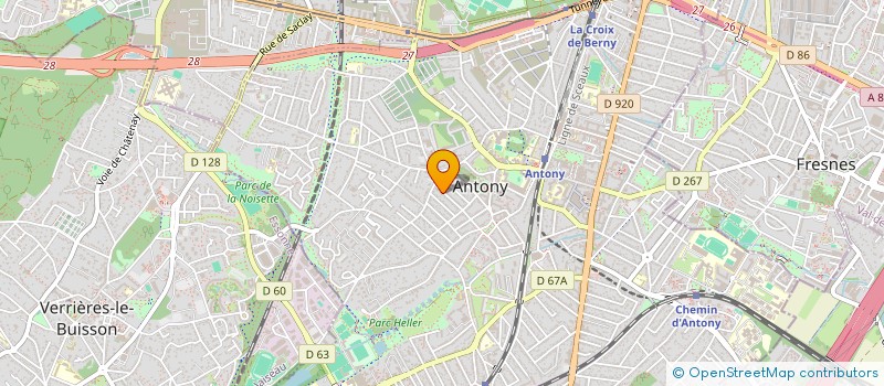 localisation de l'entreprise MOULIN DE LA PERRIERE à ANTONY