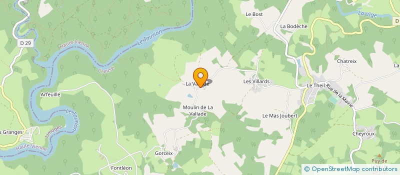localisation de l'entreprise MOULIN DE LA VALLADE à SAINT-MARTIN-SAINTE-CATHERINE