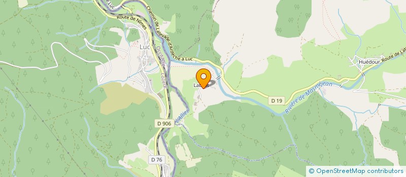 localisation de l'entreprise MOULIN DE LABROT  SAINT-ETIENNE-DE-LUGDARES