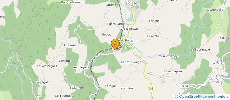 localisation de l'entreprise MOULIN DE MAYNARD à LE TRIOULOU