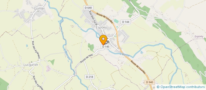 localisation de l'entreprise MOULIN DE MEYRACQ  ESPOEY