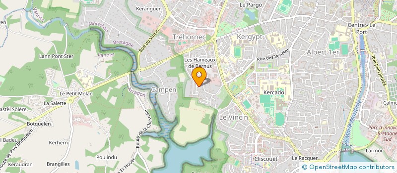 localisation de l'entreprise MOULIN DE POMIN à VANNES