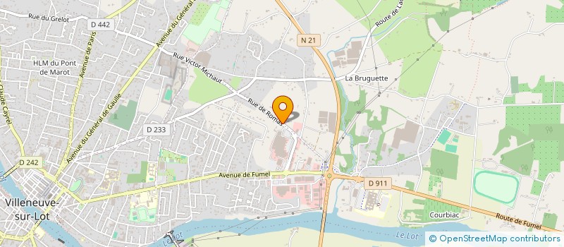 localisation de l'entreprise MOULIN DE ROMAS  VILLENEUVE-SUR-LOT