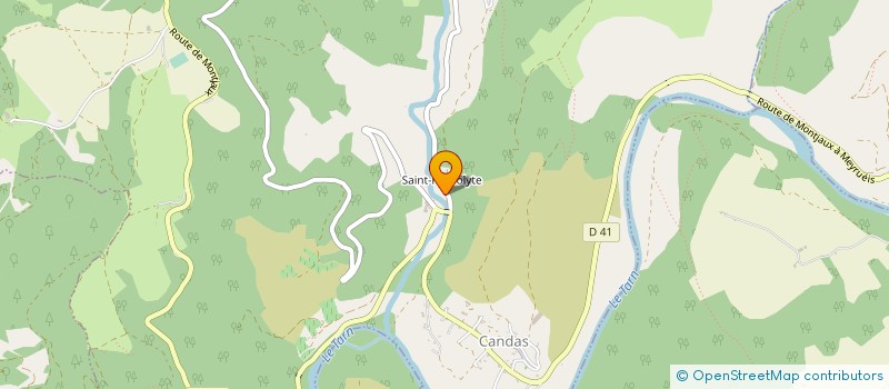 localisation de l'entreprise MOULIN DE SAINT-HIPPOLYTE  MONTJAUX