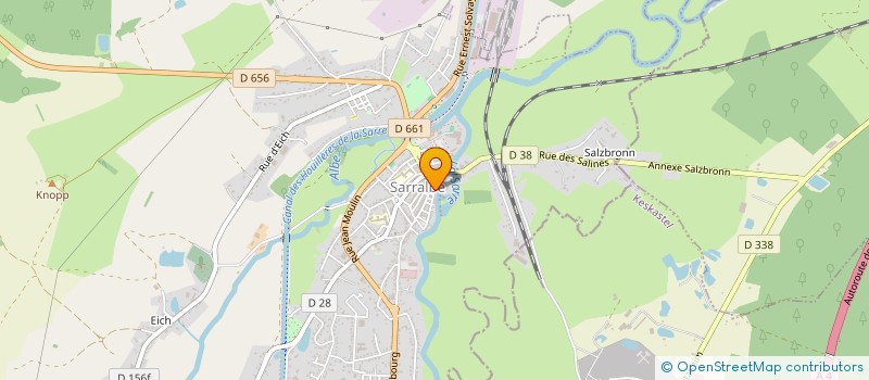 localisation de l'entreprise MOULIN DE SARRALBE à SARRALBE