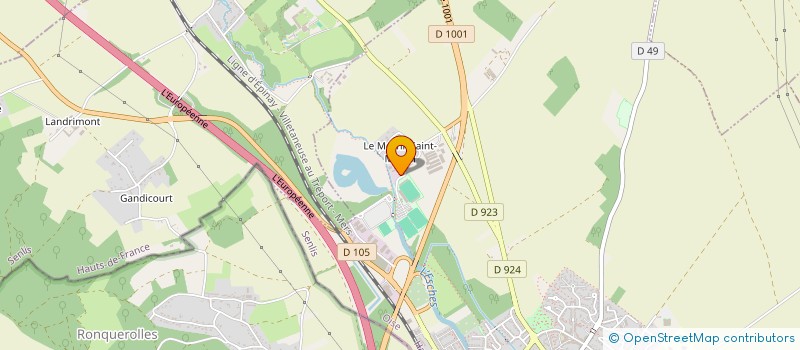 localisation de l'entreprise MOULIN DELIGNE  CHAMBLY