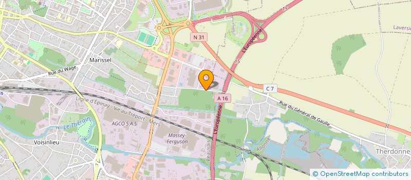 localisation de l'entreprise MOULIN DES 3 RIVIERES  ALLONNE