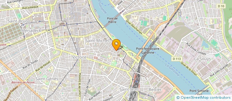 localisation de l'entreprise MOULIN DES SOURCES  BORDEAUX