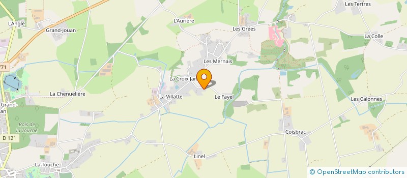 localisation de l'entreprise MOULIN DES TROIS RIVIERES à NOZAY