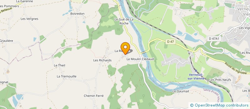 localisation de l'entreprise MOULIN DU DAUMAIL à SAINT-PRIEST-SOUS-AIXE
