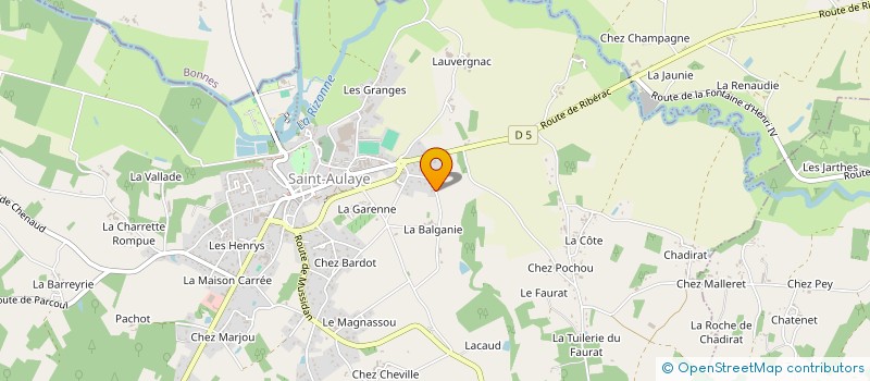 localisation de l'entreprise MOULIN DU LOGIS  PARCOUL-CHENAUD