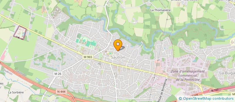 localisation de l'entreprise MOULIN DU MEUNIER  SAUTRON