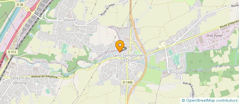 localisation de l'entreprise MOULIN DU NOVET  SAINT-SYMPHORIEN-D'OZON
